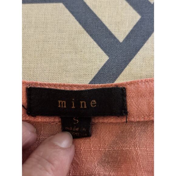 Mine Brand Melon Boho Blouse Small - Picture 4 of 5